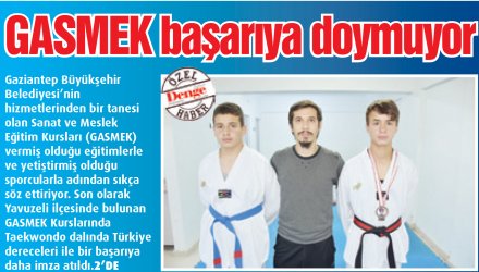 Gasmek Başarıya Doymuyor