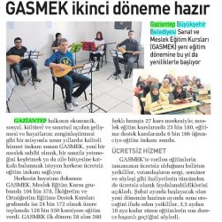 Gasmek İkinci Döneme Hazır