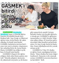 Gasmek’i Bitirdi İşinin Patronu Oldu