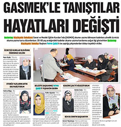 Gasmek’le Tanıştılar Hayatları Değişti